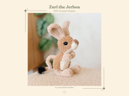 Zuri the jerboa pattern